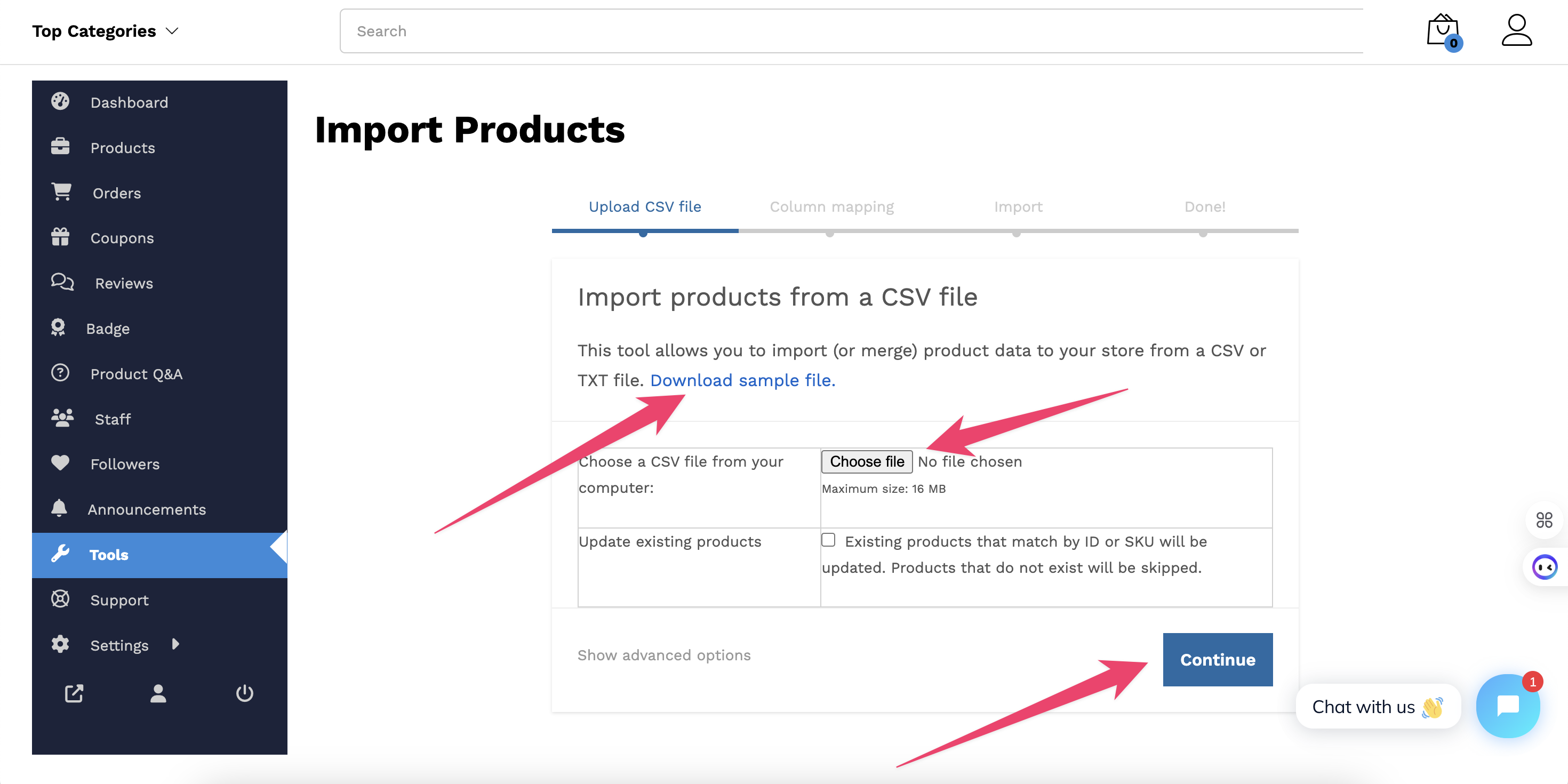 supplier-upload-csv-screen
