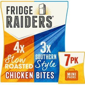 Fridge Raiders Variety Pack Chicken Snack Bites Mini Packs (7 x 22.5g)