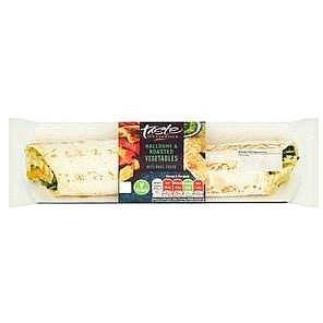 Halloumi Roast Vegetable & Pesto Wrap - Taste the Difference