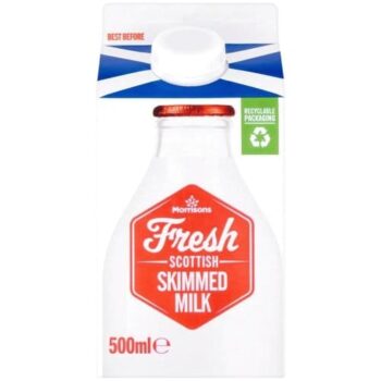 Morrisons Scottish Fresh Skimmed Milk