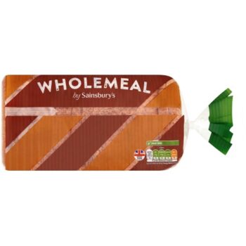 Sainsbury's Thick Sliced Wholemeal Bread (800g)