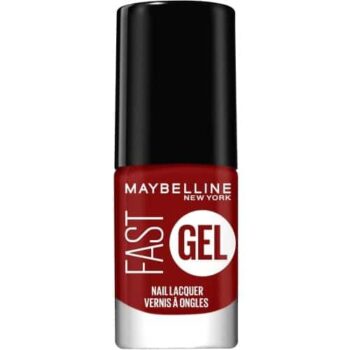 Maybelline Fast Gel Lacquer Rebel Red 12 Long-Lasting Nail Polish (7ml)