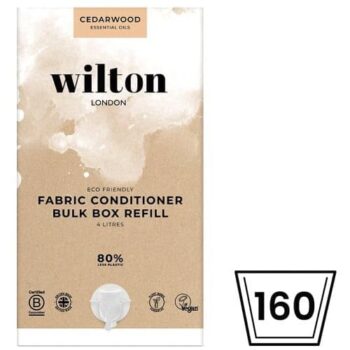 Wilton London BulkBox Fabric Conditioner Cedarwood (4 Litre)