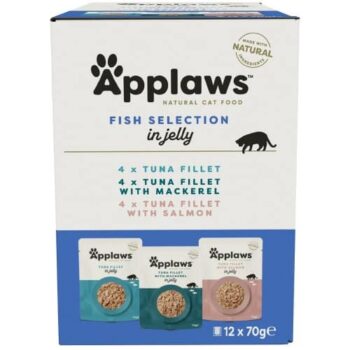Applaws Cat Pouch Fish Selection in Jelly (12 x 70g)