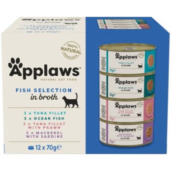 Applaws Cat Tin Multipack Fish Collection (12 x 70g)