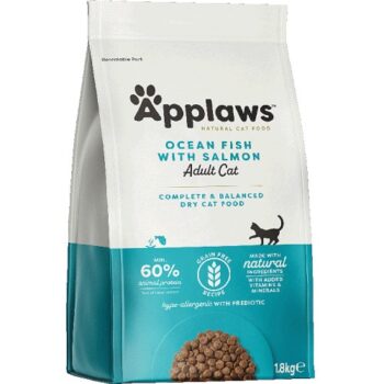 Applaws Complete And Balanced Grain Free Dry Adult Cat Food Fish With Salmon (1.8kg)
