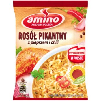 Amino Spicy Chicken Instant Noodle Soup with Chilli & Black Pepper (58g)