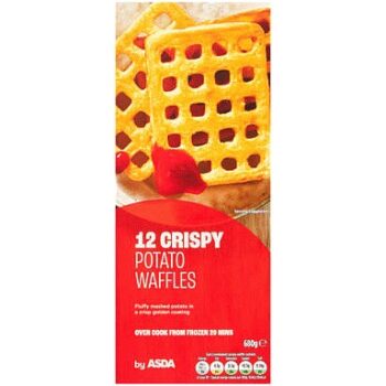 ASDA 12 Crispy Potato Waffles (680g)