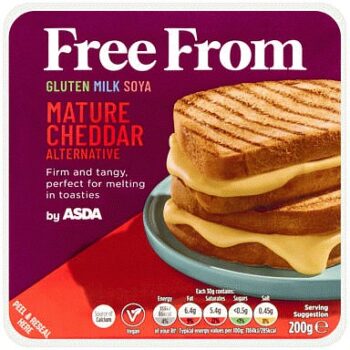 ASDA Free From Free From by Mature Cheddar Alternative (200g)