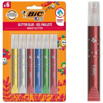 BIC Kids Metallic Glitter Glue Pack