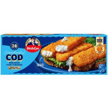 Birds Eye 26 Breaded Cod Fish Fingers (780g)