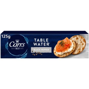 Carr's Table Water Cracked Black Pepper Crackers (125g)