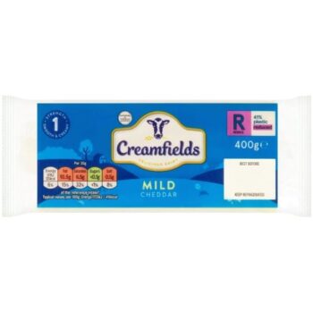 Creamfields Mild White Cheddar (400g)