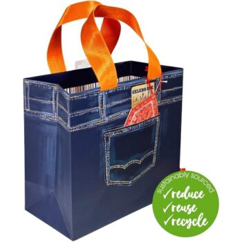 Denim Medium Gift Bag
