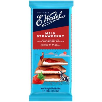 E. Wedel Strawberry Milk Chocolate (100g)