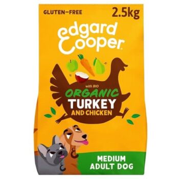 Edgard & Cooper Gluten Free Dog Food Organic Free-Range Turkey & Chicken (2.5kg)