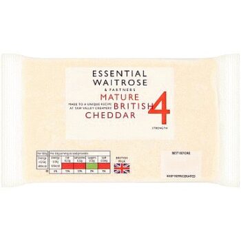 Essential Mature Cheddar Cheese Strength 4 (350g)