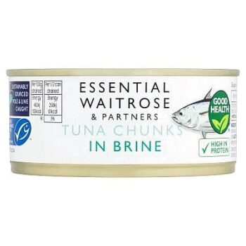 Essential MSC Tuna Chunks in Brine drained (112g)