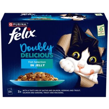 Felix As Good As It Looks Doubly Delicious Fish Cat Food 12x100 (12 x 85g)