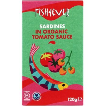 Fish 4 Ever Whole Sardines in Organic Tomato Sauce (120g)