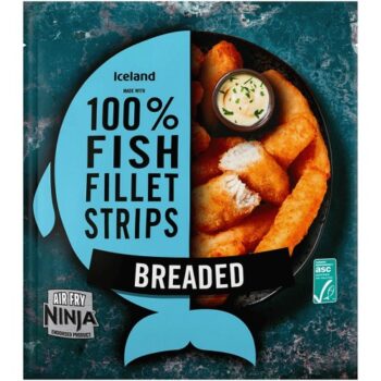 Iceland Made with 100% Fish Fillet Strips Breaded (400g)