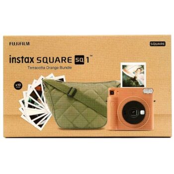 Instax Sq1 Terracotta Camera Bundle With Bag And Film