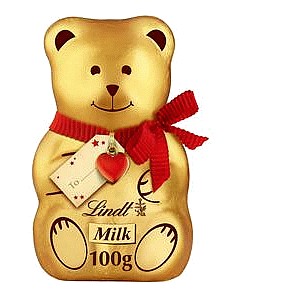 Lindt Teddy Milk Chocolate with Gift Tag (100g)