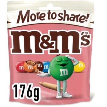 M&M's Cookie Dough Milk Chocolate Bag (176g)