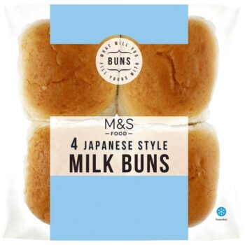 M&S 4 Japanese Style Milk Buns (300g)