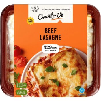 M&S Count On Us Beef Lasagne