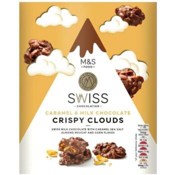 M&S Swiss Caramel & Milk Chocolate Crispy Clouds (140g)