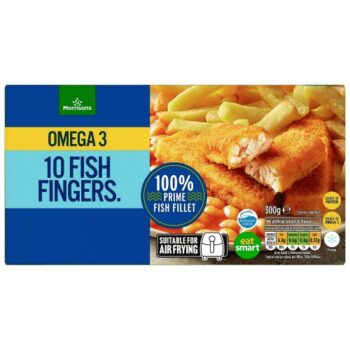 Morrisons 10 Omega 3 Fish Fingers