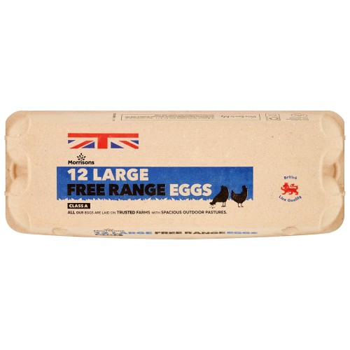 Morrisons Large Free Range Eggs (12)