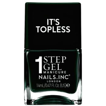 Nails Inc Nails.inc It's Topless 1-Step Gel Nail Polish Jasmine Forest Green (14ml)