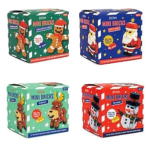 Professor Puzzle Christmas Mini Bricks Building Block Set Assortment