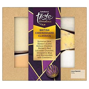 Sainsbury's British Cheeseboard Classics Taste the Difference (530g)