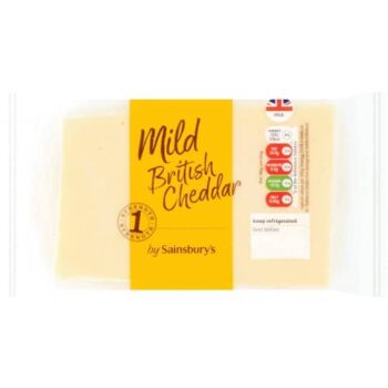 Sainsbury's British Mild Cheddar Cheese (400g)