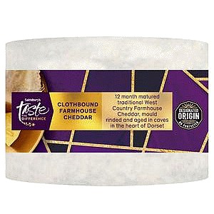 Sainsbury's Cave Aged Farmhouse Cheddar Taste the Difference (600g)