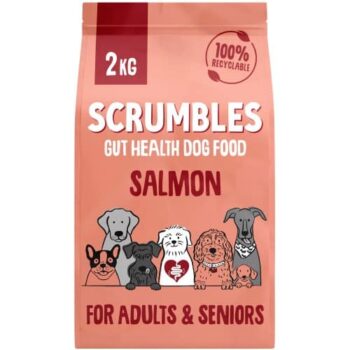 Scrumbles Grain Free Adult & Senior Salmon Dry Dog Food (2kg)