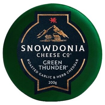 Snowdonia Cheese Company Green Thunder Mature Cheddar Cheese (200g)