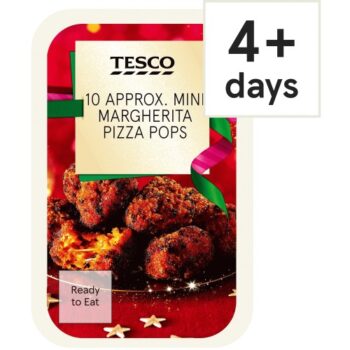 Tesco 10 Mini Margherita Pizza Pops