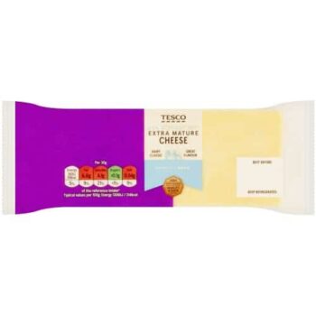 Tesco 30% Reduced Fat Extra Mature Cheese (400g)