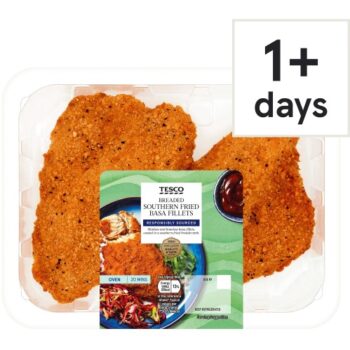 Tesco Breaded Southern Fried Basa Fillets (300g)
