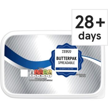 Tesco Butterpak Spreadable Slightly Salted (500g)