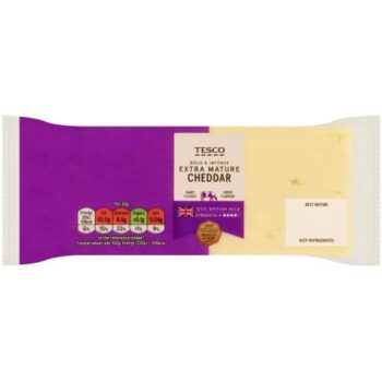 Tesco Extra Mature Cheddar Cheese (400g)