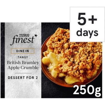Tesco Finest British Bramley Apple Crumble