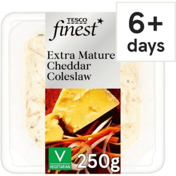 Tesco Finest Extra Mature Cheddar Coleslaw (250g)