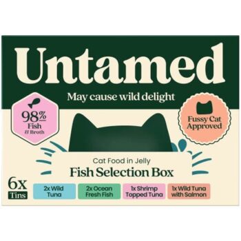 Untamed Fish Selection Box in Jelly Cat Food (6 x 75g)