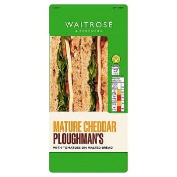 Waitrose Mature Cheddar Ploughman's Sandwich each
