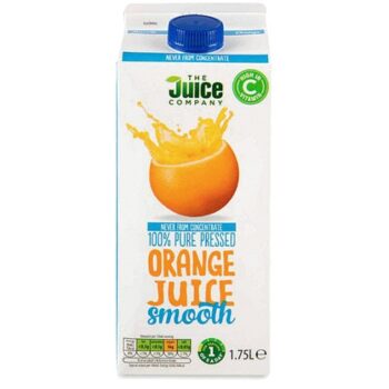 100% Pure Pressed Smooth Orange Juice